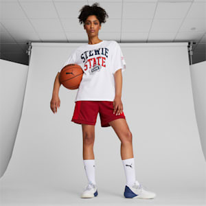 STEWIE x FOUR-TIME Stewie 1 Women's Basketball Sneaker, PUMA White-Elektro Blue, extralarge