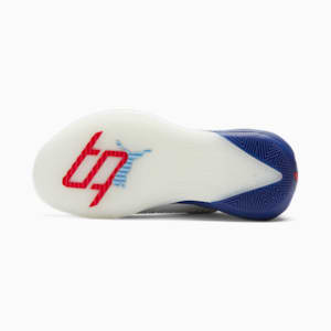 Zapatos de basquetbol Stewie 1 Four Time para mujer, PUMA White-Elektro Blue