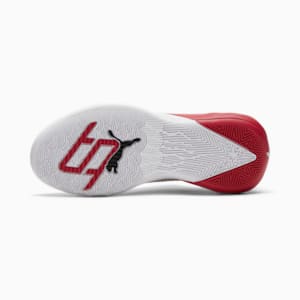 Zapatos de básquetbol Stewie 1 Team para mujer, PUMA White-Tango Red, extralarge