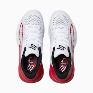 Zapatos de básquetbol Stewie 1 Team para mujer, PUMA White-Tango Red, extralarge