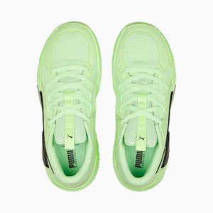 Court Rider Chaos Basketball Shoes, Fizzy Lime-PUMA Black