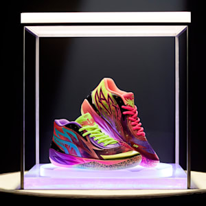 MB.02 Be You Sneakers, Purple Glimmer-Safety Yellow-Pink Glo-Sunset Glow-PUMA Black, extralarge-IND