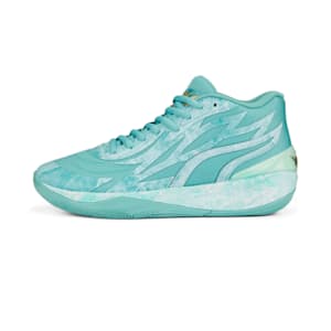 MB.02 Jade Basketball Shoes, Lake Green-Puma Team Gold, extralarge-IND