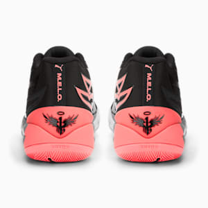 MB.02 Basketball Sneakers, PUMA Black-Sunset Glow, extralarge-IND