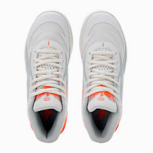 PUMA x LAMELO BALL MB.02 Gorangé Basketball Shoes, Platinum Gray-Ultra Orange, extralarge-IND