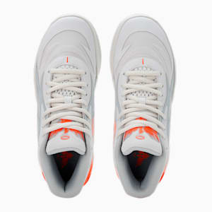 PUMA x LAMELO BALL MB.02 Gorangé Men's Basketball Shoes, Platinum Gray-Ultra Orange