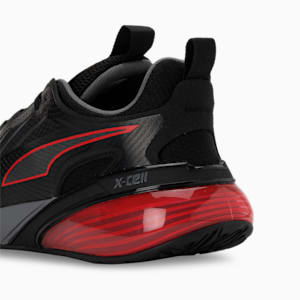 X-Cell Action Unisex Running Shoes, PUMA Black-For All Time Red-Cool Dark Gray, extralarge-IND