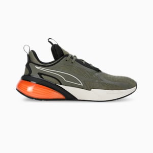 X-Cell Action Running Shoes, PUMA Olive-Flame Flicker-PUMA Black, extralarge-IND