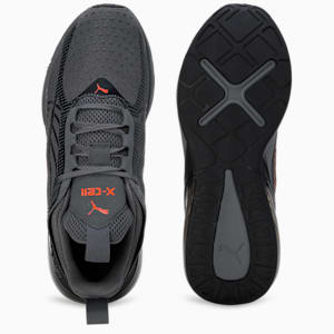 X-Cell Action Running Shoes, Cool Dark Gray-PUMA Black-Flame Flicker, extralarge-IND