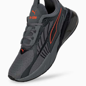X-Cell Action Running Shoes, Cool Dark Gray-PUMA Black-Flame Flicker, extralarge-IND