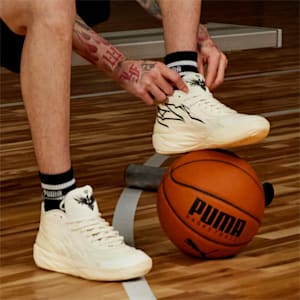 MB.02 Whispers Basketball Shoes, Frosted Ivory-PUMA Black, extralarge-GBR