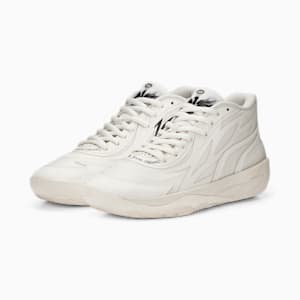 PUMA x LAMELO BALL MB.02 Whispers Men's Basketball Shoes, Frosted Ivory-PUMA Black