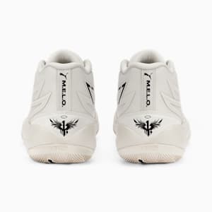 Zapatos de básquetbol MB.02 para jóvenes, Frosted Ivory-PUMA Black