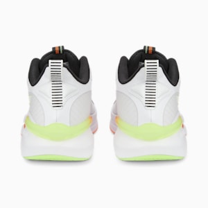 ユニセックス ハイパードライブプロフォーム スピード ランニングシューズ, PUMA White-PUMA Black-Ultra Orange-Fast Yellow, extralarge-JPN