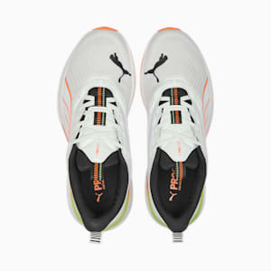 ユニセックス ハイパードライブプロフォーム スピード ランニングシューズ, PUMA White-PUMA Black-Ultra Orange-Fast Yellow, extralarge-JPN