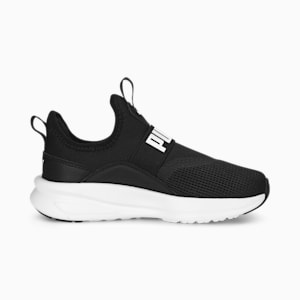 キッズ ソフトライド エンゾ EVO スリッポン スニーカー 17-21cm, PUMA Black-PUMA White