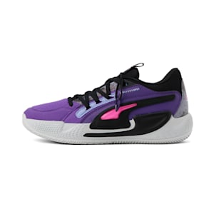 メンズ PUMA x FINAL FANTASY XIV コート アンド ライダー CHAOS バスケットボールシューズ, PUMA Black-Team Violet