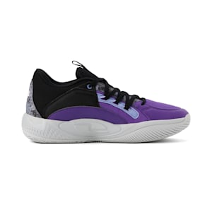 メンズ PUMA x FINAL FANTASY XIV コート アンド ライダー CHAOS バスケットボールシューズ, PUMA Black-Team Violet