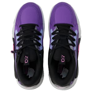 メンズ PUMA x FINAL FANTASY XIV コート アンド ライダー CHAOS バスケットボールシューズ, PUMA Black-Team Violet