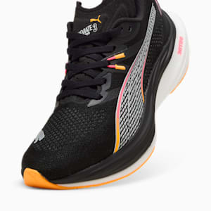 Deviate NITRO™ 3 WIDE Men's Running Shoes, PUMA Black-Sunset Glow-Sun Stream, extralarge