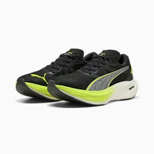 Deviate NITRO™ 3 WIDE Men's Running Shoes, PUMA Black-Yellow Alert, extralarge