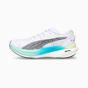 Deviate NITRO™ 3 WIDE Men's Running Shoes, PUMA White-Speed Blue, extralarge-IND
