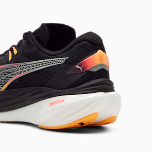 Chaussures de course à pied Deviate NITRO™ 3 Wide Homme, PUMA Black-Sunset Glow-Sun Stream, extralarge