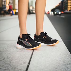 Chaussures de course à pied Deviate NITRO™ 3 Wide Homme, PUMA Black-Sunset Glow-Sun Stream, extralarge