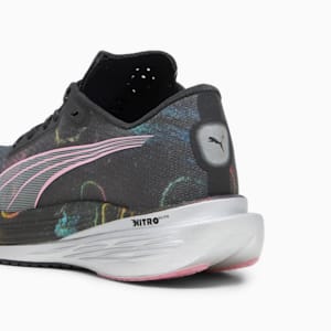 Tenis para correr Deviate NITRO Elite 2 'Marathon Series' Mujer, PUMA Black-Strawberry Burst-Yellow Blaze, extralarge