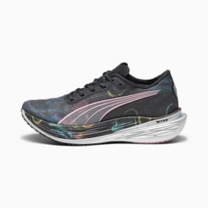 Deviate NITRO™ Elite 2 'Marathon Series' Women's Running Shoes, PUMA Black-Strawberry Burst-Yellow Blaze, extralarge-IND