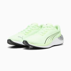 Electrify NITRO 3 Men's Running Shoes, Speed Green-PUMA Silver-PUMA Black, extralarge-IND