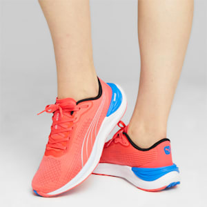 Tenis para correr Electrify NITRO 3 para mujer, Fire Orchid-Ultra Blue, extralarge