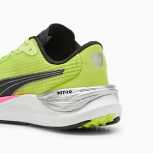 Tenis para correr Electrify NITRO 3 para mujer, Lime Pow-PUMA Black-Poison Pink, extralarge