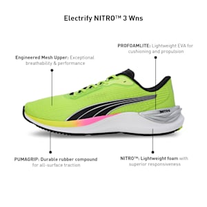 Electrify NITRO™ 3 Women's Running Shoes, Lime Pow-PUMA Black-Poison Pink, extralarge-IND