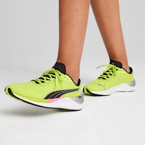 Tenis para correr Electrify NITRO 3 para mujer, Lime Pow-PUMA Black-Poison Pink, extralarge