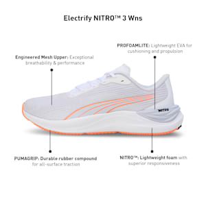 Electrify NITRO™ 3 Women's Running Shoes, PUMA White-Silver Mist-Neon Citrus, extralarge-IND