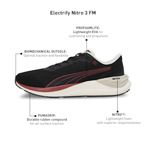 PUMA x First Mile Electrify NITRO™ 3 Men's Running Shoes, PUMA Black-Astro Red-Alpine Snow, extralarge-IND
