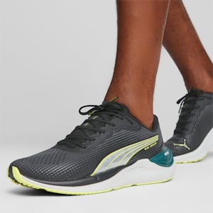 Electrify NITRO 3 WTR Men's Running Shoes, PUMA Black-Yellow Burst-Malachite, extralarge-IND