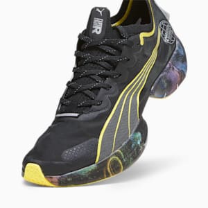 Fast-R NITRO™ Elite 'Marathon Series' Men's Running Shoes, PUMA Black-Yellow Blaze-Strawberry Burst, extralarge-IND