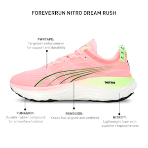 ForeverRun NITRO Women's Running Shoes, Koral Ice-Speed Green, extralarge-IND