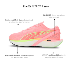 Run XX NITRO 2 Women's Running Shoes, Koral Ice-Speed Green, extralarge-IND