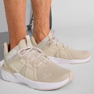 Tenis para correr con malla para hombre Contempt Demi Remix, Desert Dust-Vapor Gray, extralarge