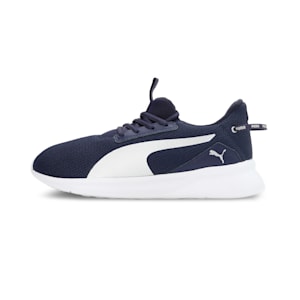 Smooth Walk Men's Running Shoes, PUMA Navy-PUMA Silver, extralarge-IND