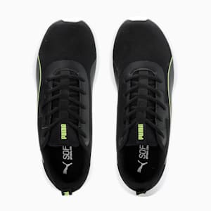 Walk Max Men's Running Shoes, PUMA Black-PUMA White-Lime Squeeze, extralarge-IND