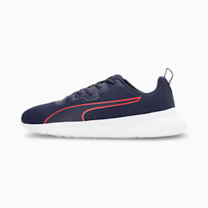Walk Max Men's Running Shoes, PUMA Navy-For All Time Red, extralarge-IND