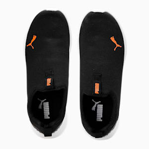 Wish Men's Running Shoes, PUMA Black-Rickie Orange