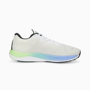 Velocity NITRO 2 Fade Running Shoes Men, PUMA White-PUMA Black-Elektro Purple, extralarge-GBR
