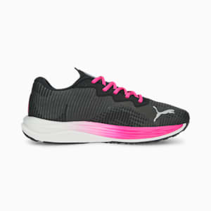 Velocity NITRO 2 Fade Running Shoes Women, PUMA Black-Ravish-PUMA Silver