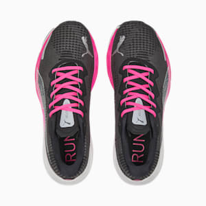 Velocity Nitro 2 Fade Women's Running Shoes, PUMA Black-Ravish-PUMA Silver, extralarge-IND
