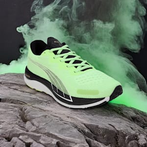 Velocity Nitro 2 Run 75th Anniversary Edition Men's Shoes, Fast Yellow-PUMA Black